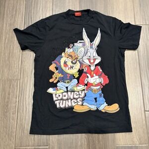 Shoe Palace x Looney Tunes Large T-Shirt Bugs Bunny/Taz Black